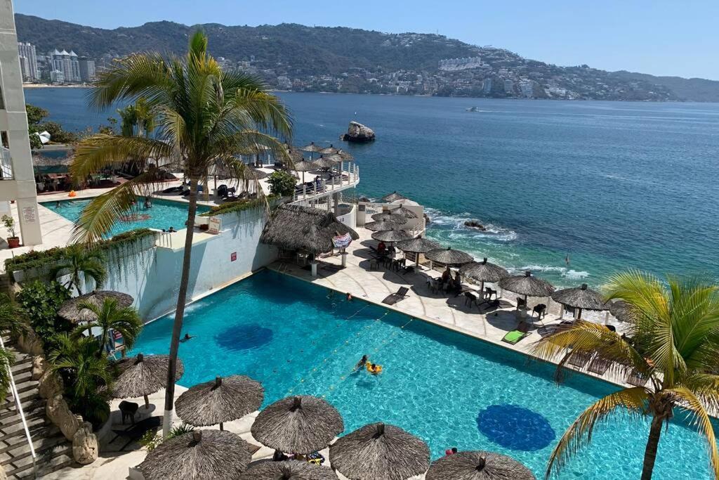 Suite Frente Al Mar En El Corazon De Acapulco Exterior foto