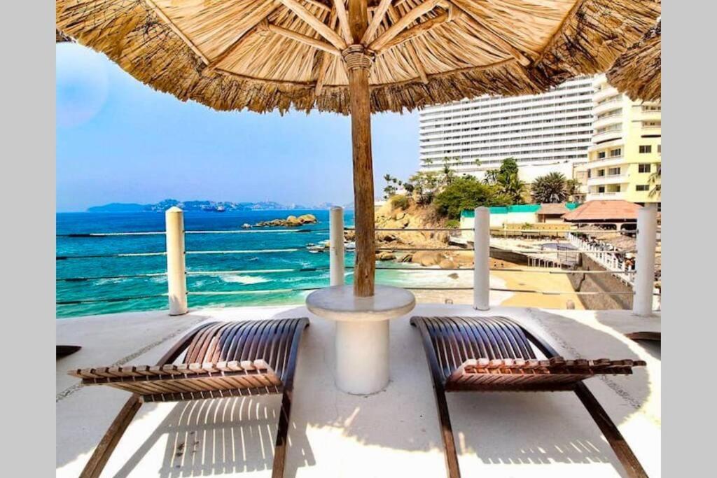 Suite Frente Al Mar En El Corazon De Acapulco Exterior foto