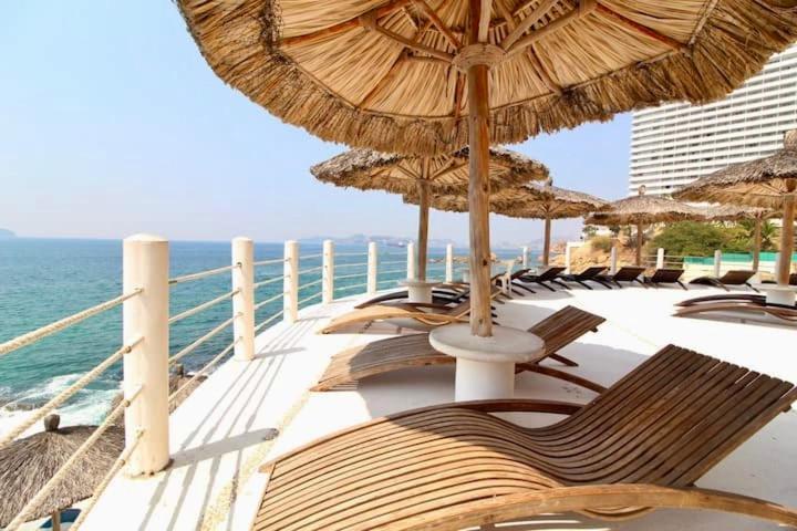 Suite Frente Al Mar En El Corazon De Acapulco Exterior foto